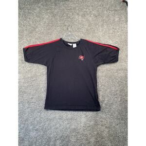 Vintage Tampa Bay Buccaneers Shirt Adult Large Black Red NFL Football Mens 90s